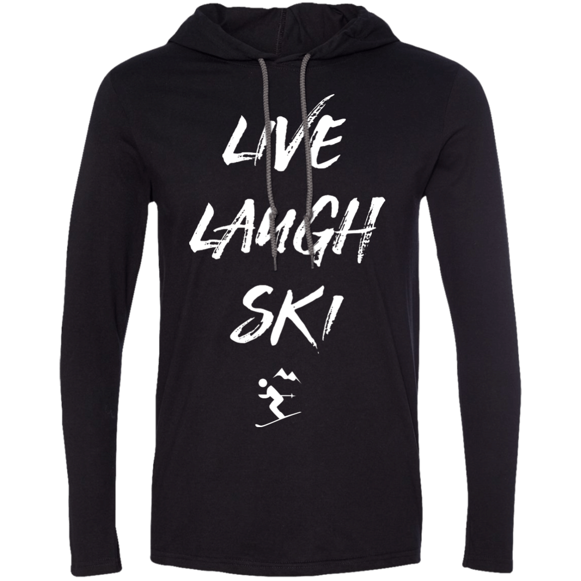 Live Laugh Ski Hoodies - Powderaddicts