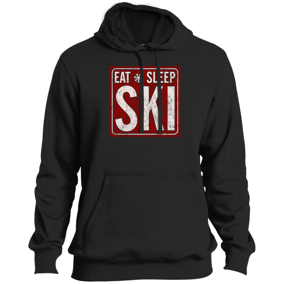 Eat Sleep Ski Pullover Hoodie - Powderaddicts