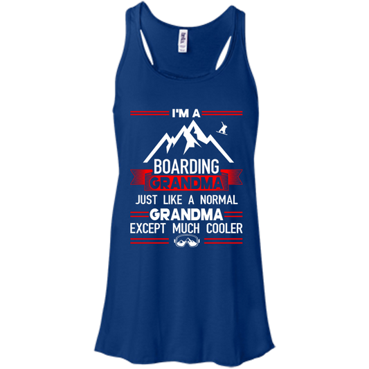 I'm A Boarding Grandma Just Like A Normal Grandma Except Much Cooler - Tank Tops - Powderaddicts