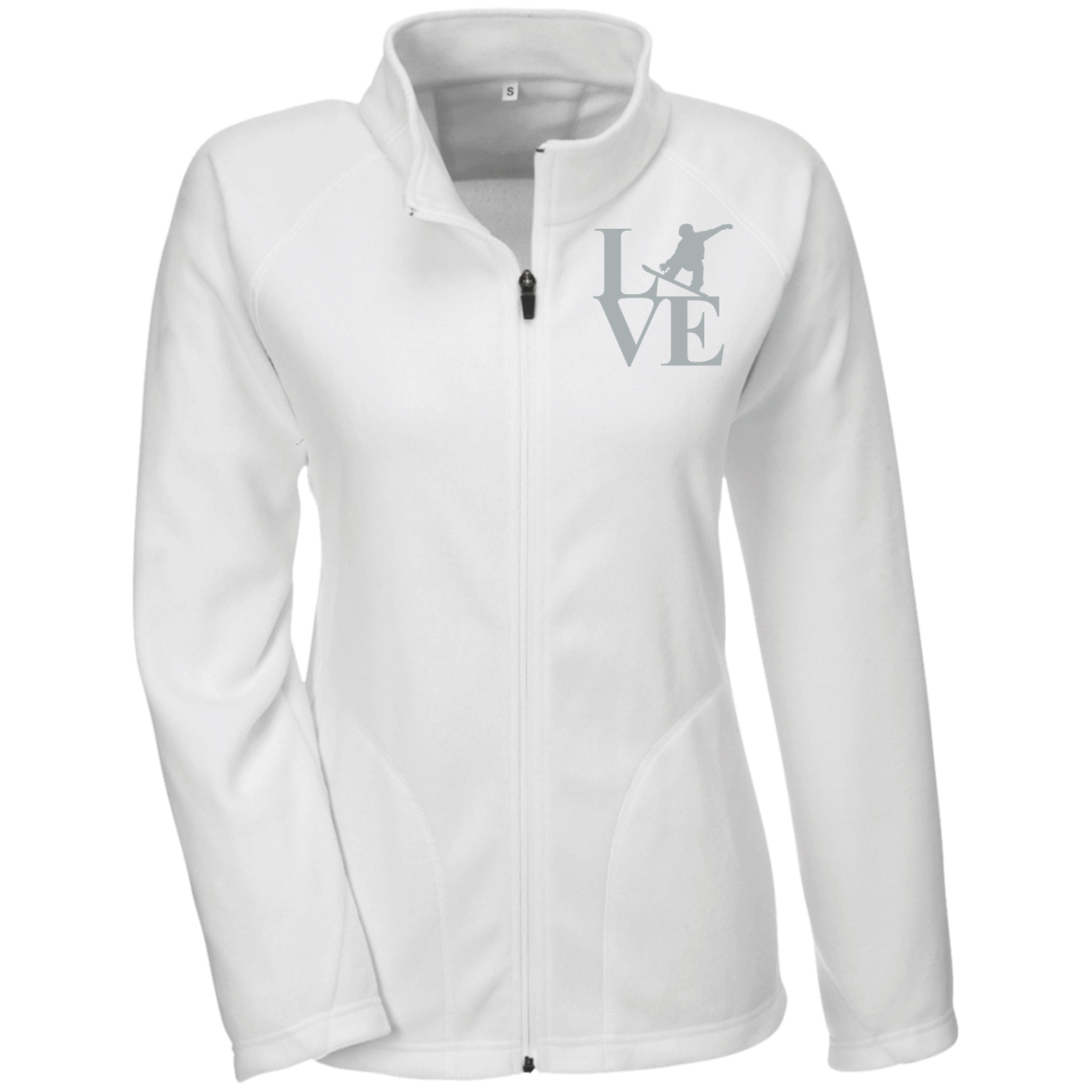 LOVE SNOWBOARD-Beanie-Silver15 Love Snowboard Ladies' Microfleece - Powderaddicts