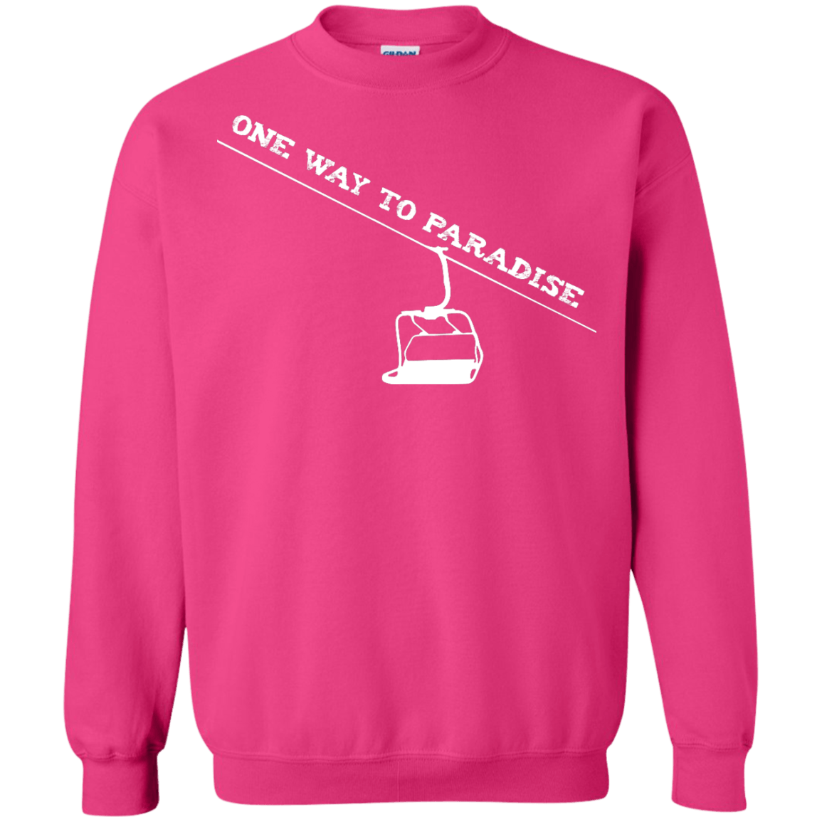 One Way To Paradise Hoodies - Powderaddicts