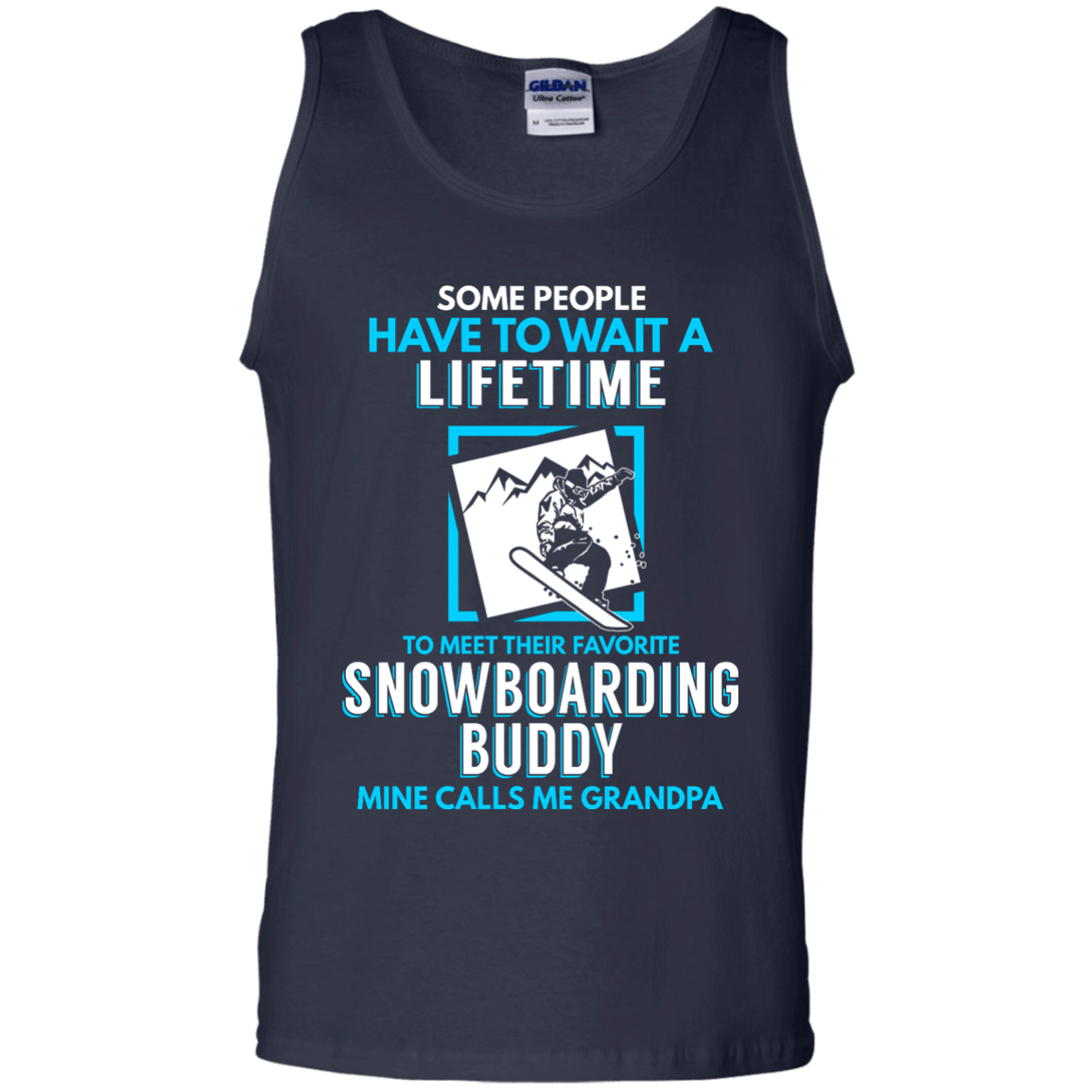 Snowboard Buddy - Grandpa Tank Tops - Powderaddicts