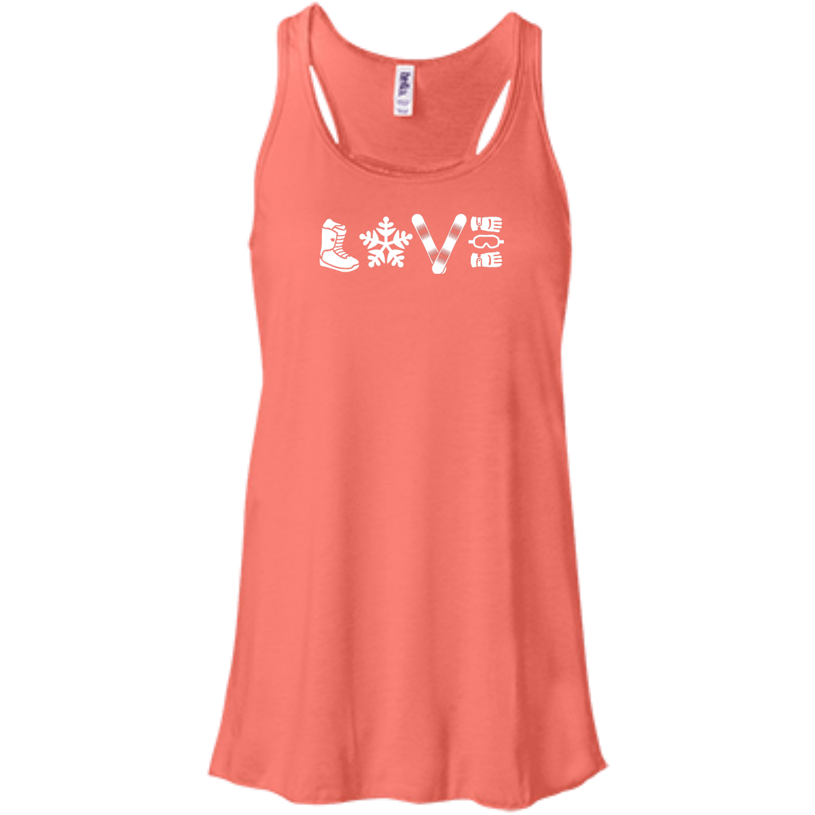 Love Snowboarding Tank Tops - Powderaddicts