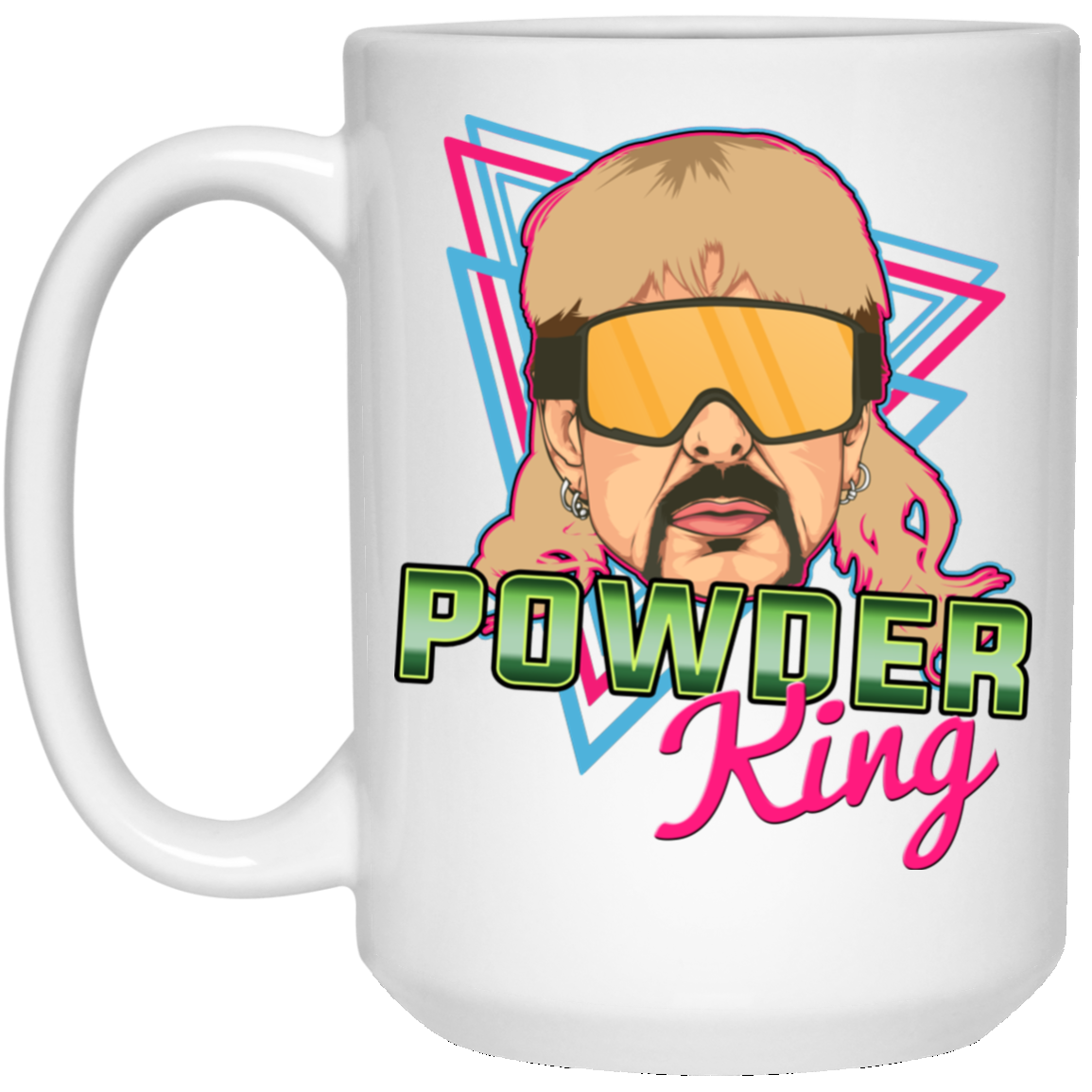 Powder King 15 oz. White Mug - Powderaddicts