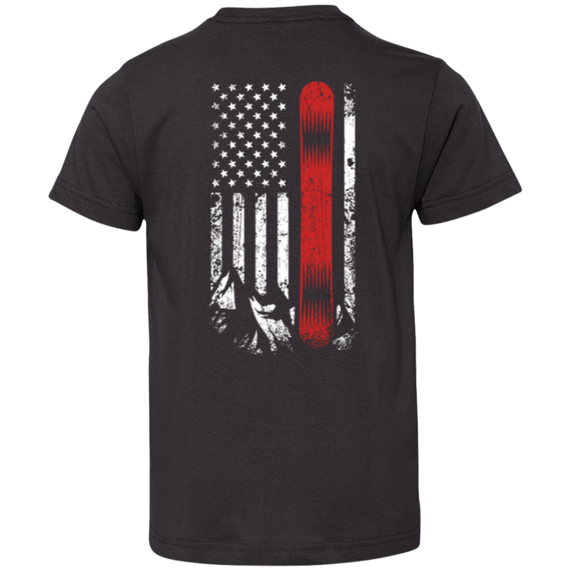 USA Snowboard Flag Youth Tees - Powderaddicts