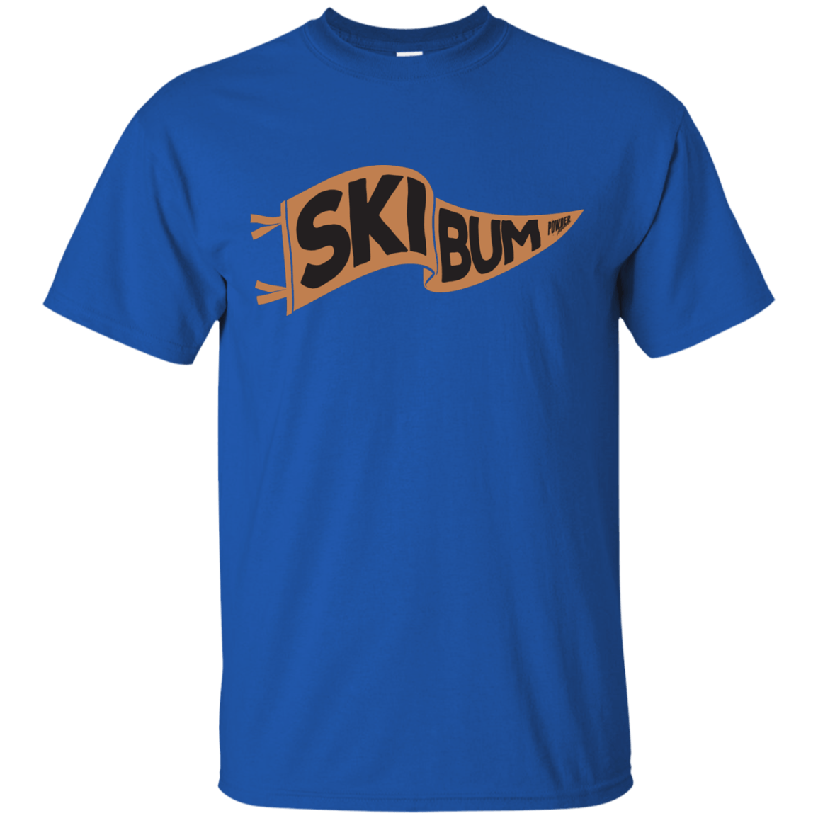 Ski Bum Men's Tees and V-Neck - Powderaddicts