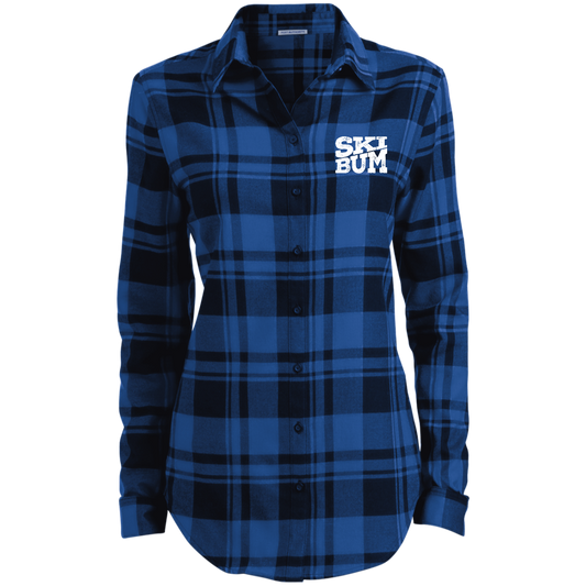 Ski Bum Ladies' Plaid Flannel Tunic - Powderaddicts