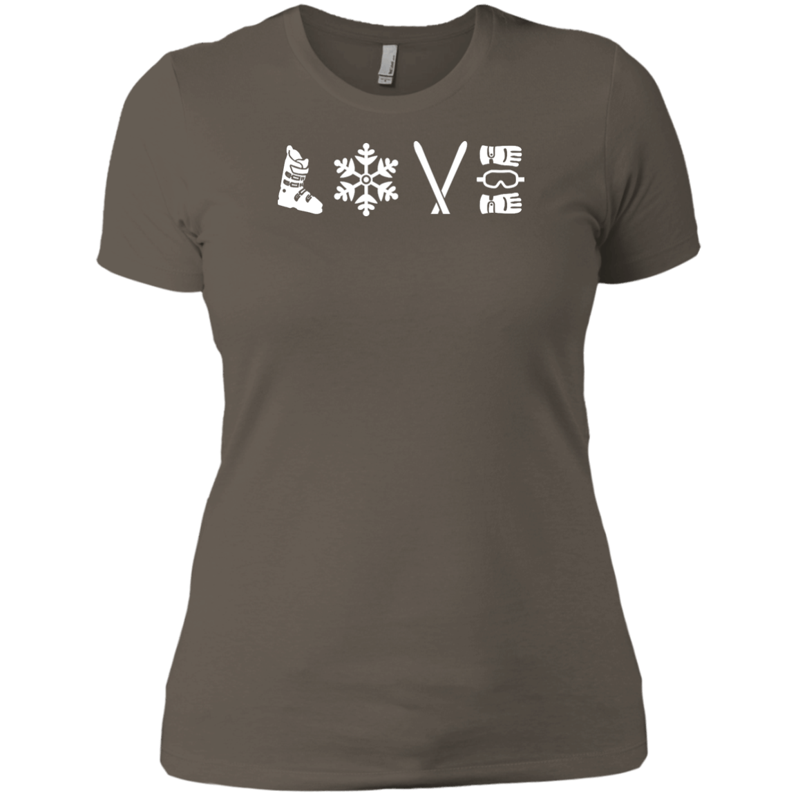 Love Ski - Ladies Tees - Powderaddicts