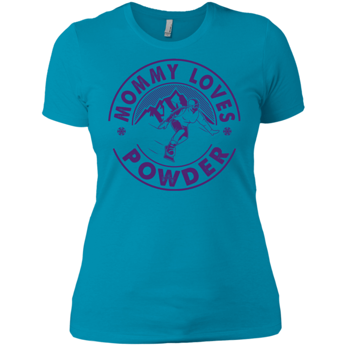 Mommy Loves Powder Purple Next Level Ladies' Shirt - Powderaddicts