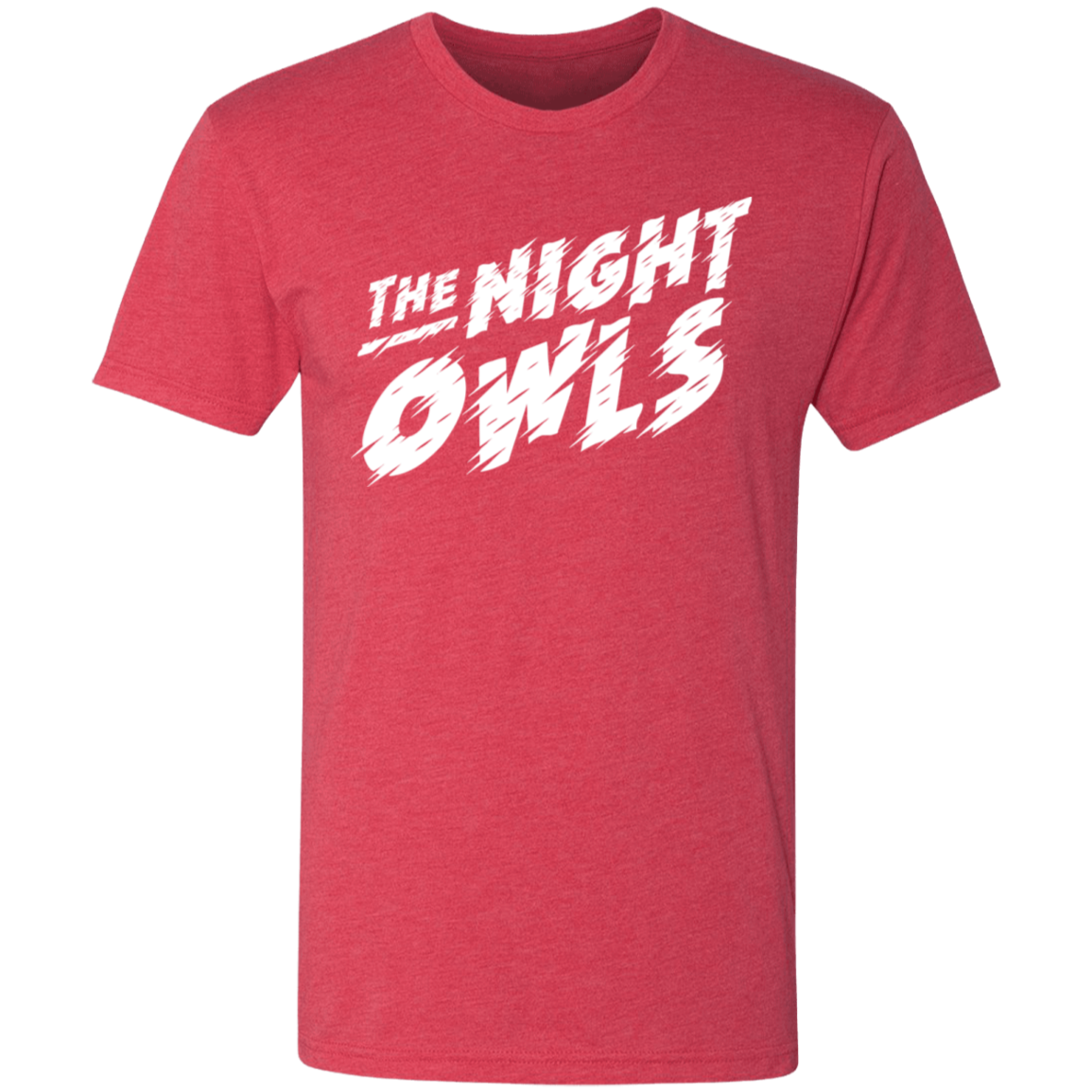 TheNightOwls_White NL6010 Men's Triblend T-Shirt - Powderaddicts