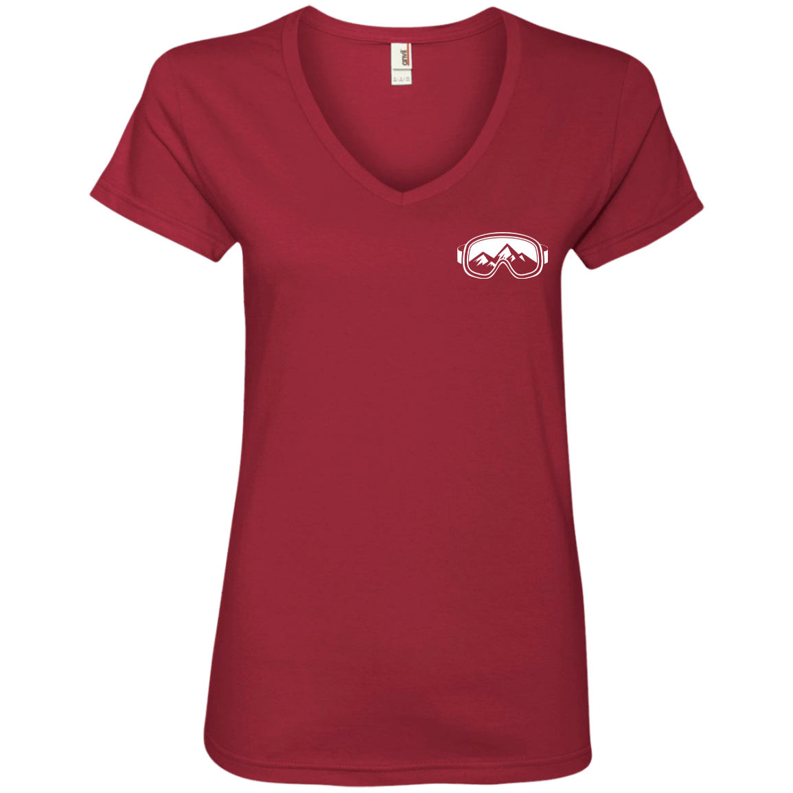 Today's Game Plan - Ski Ladies V-Neck - Powderaddicts