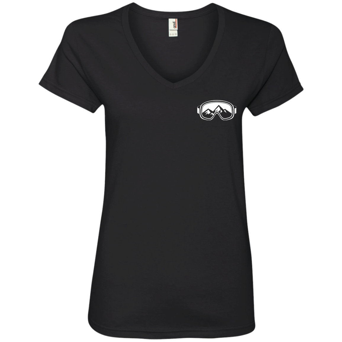 Today's Game Plan - Ski Ladies V-Neck - Powderaddicts