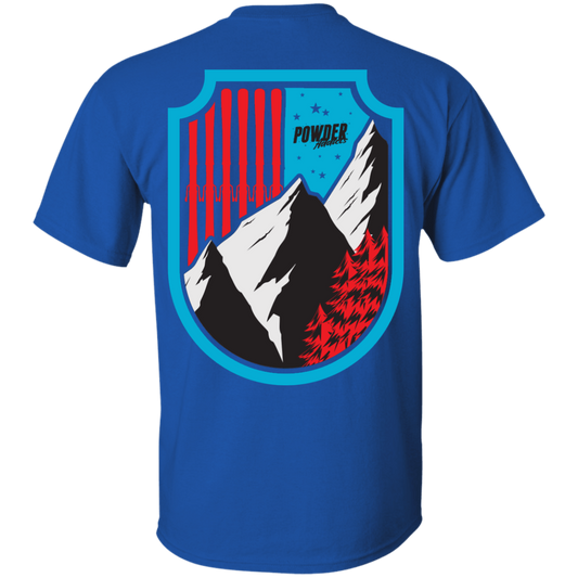 Ski Flag Men's Tees and V-Neck - Powderaddicts