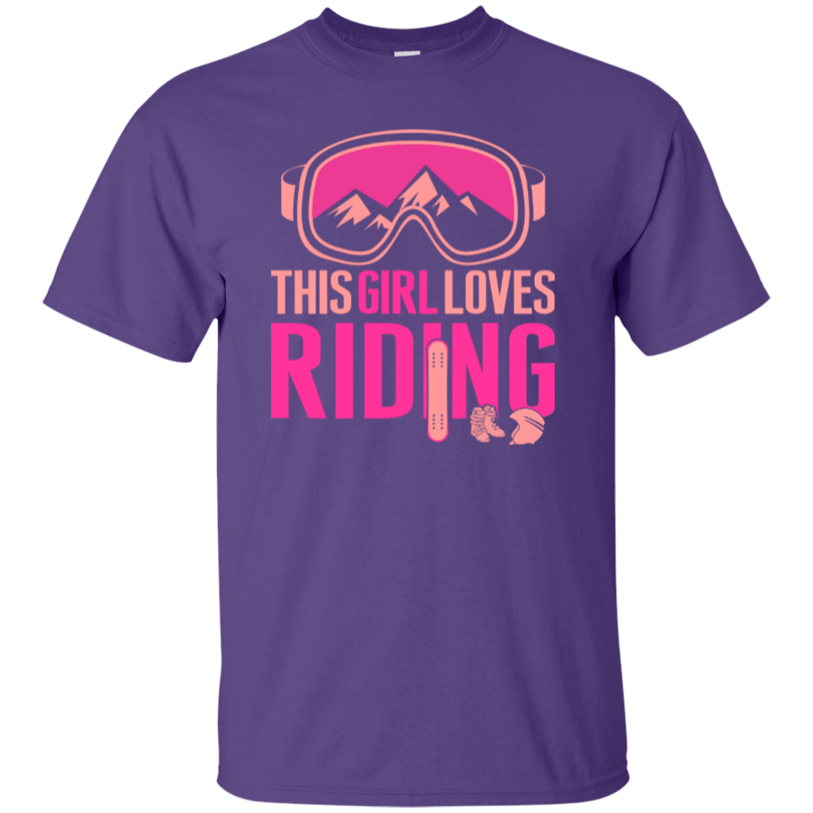 This Girl Loves Riding Youth Tees - Powderaddicts