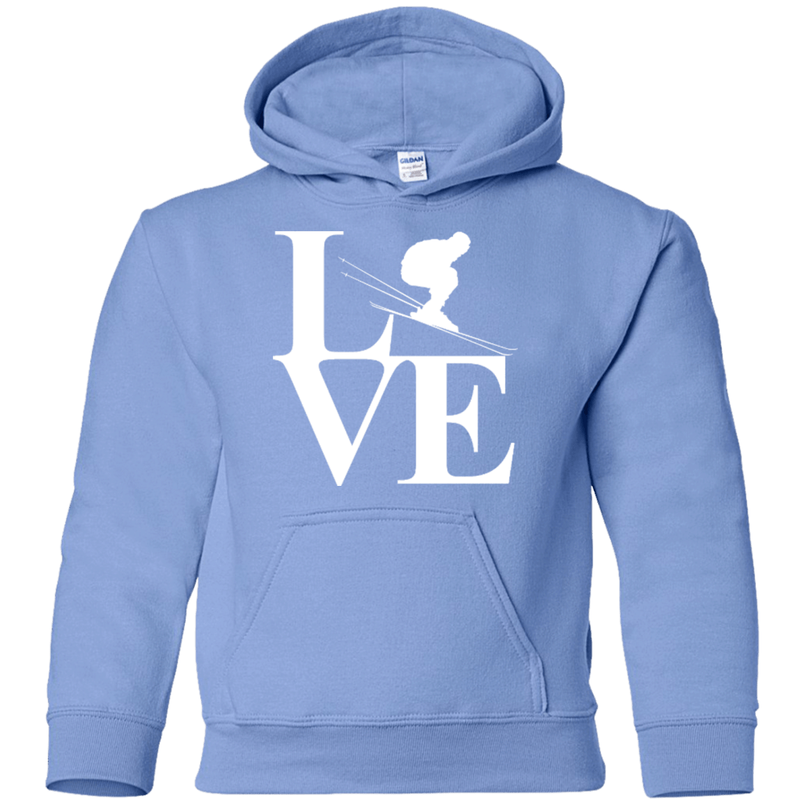 Love Skiing Youth Hoodies - Powderaddicts