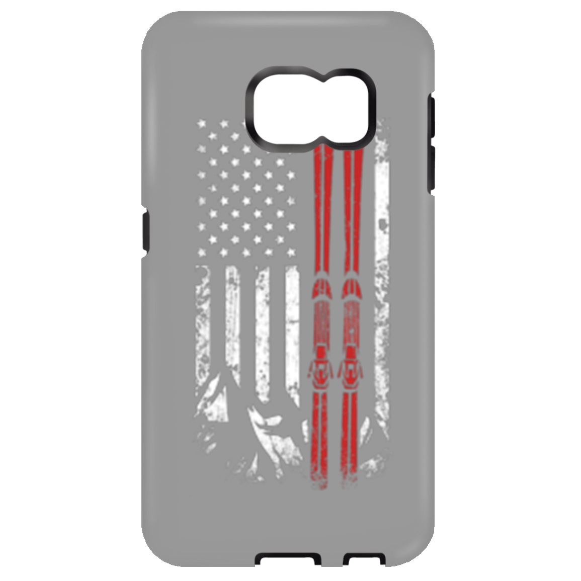 USA Ski Flag Phone Cases - Powderaddicts