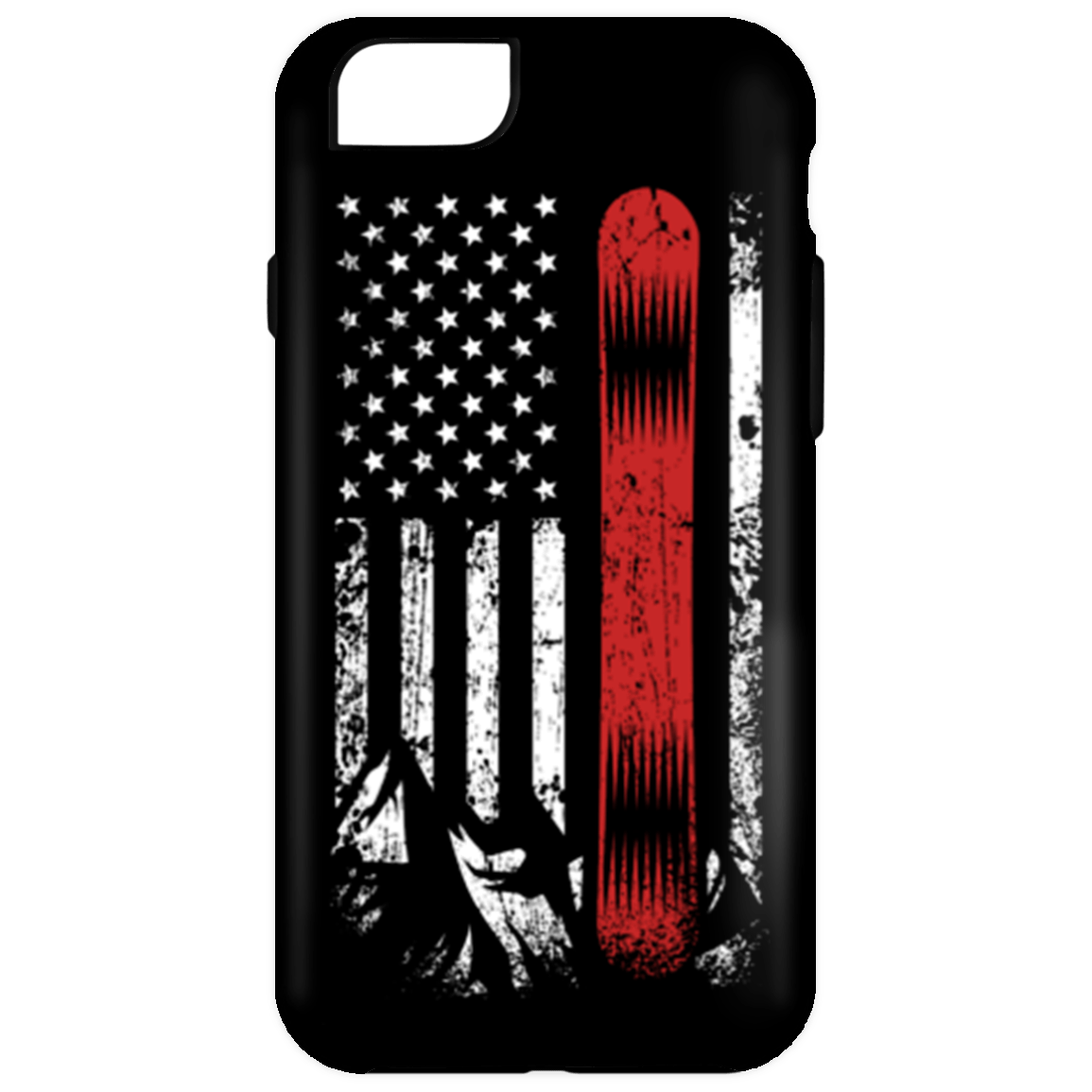 USA Snowboard Flag Phone Cases - Powderaddicts