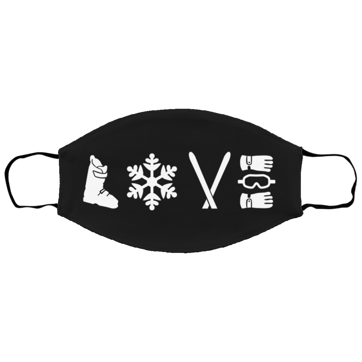 LOVE Ski Youth Face Mask - Powderaddicts