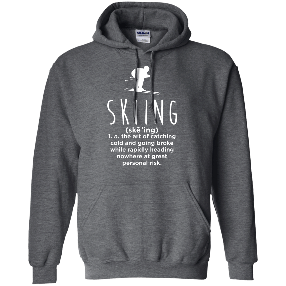 Skiing Definition Hoodies - Powderaddicts