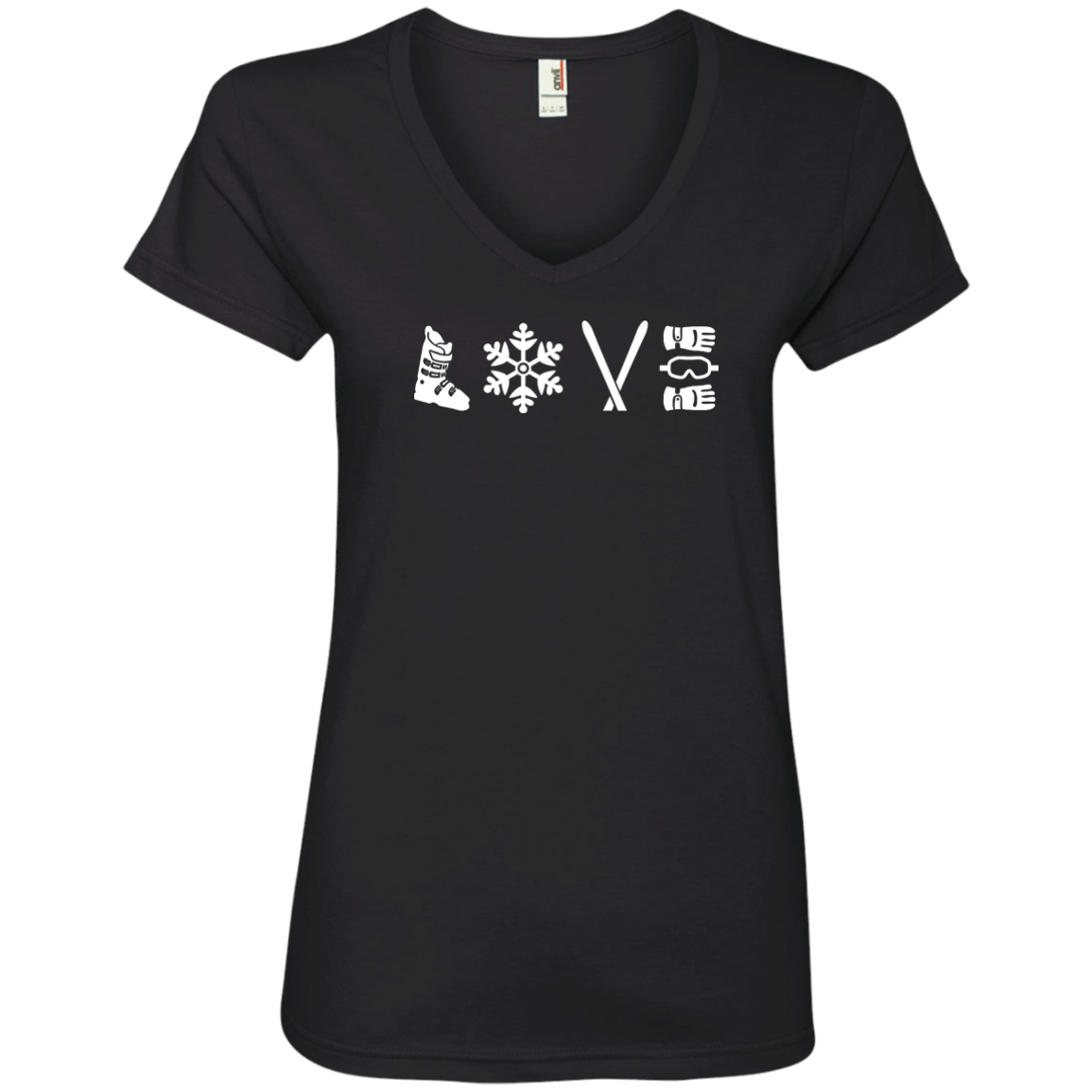 Love Ski - Ladies Tees - Powderaddicts