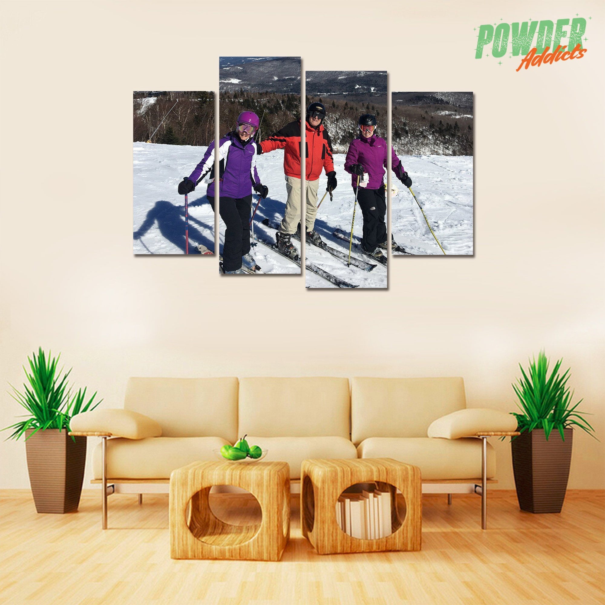 Custom Made 4 Piece Canvas - Powderaddicts