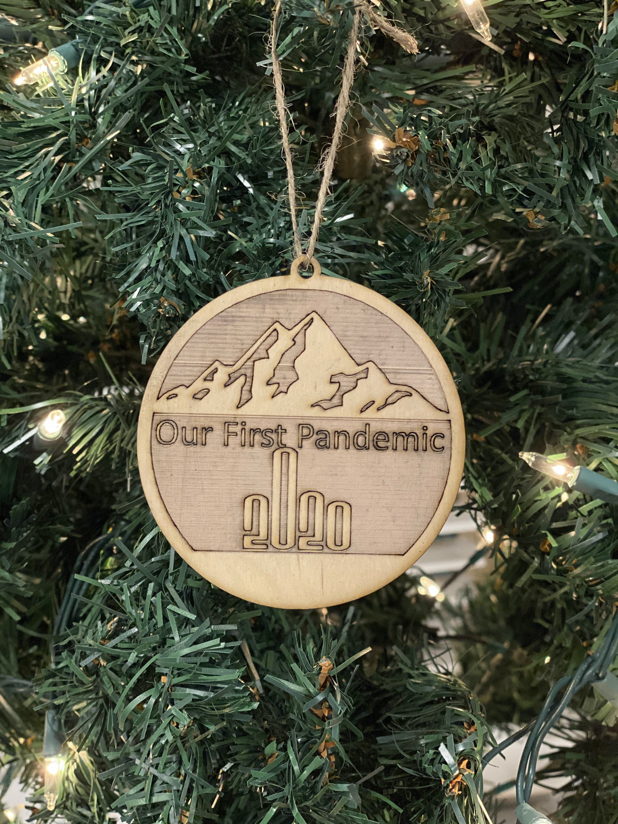 Our First Pandemic 2020 Christmas Ornament (Made In The USA) - Powderaddicts