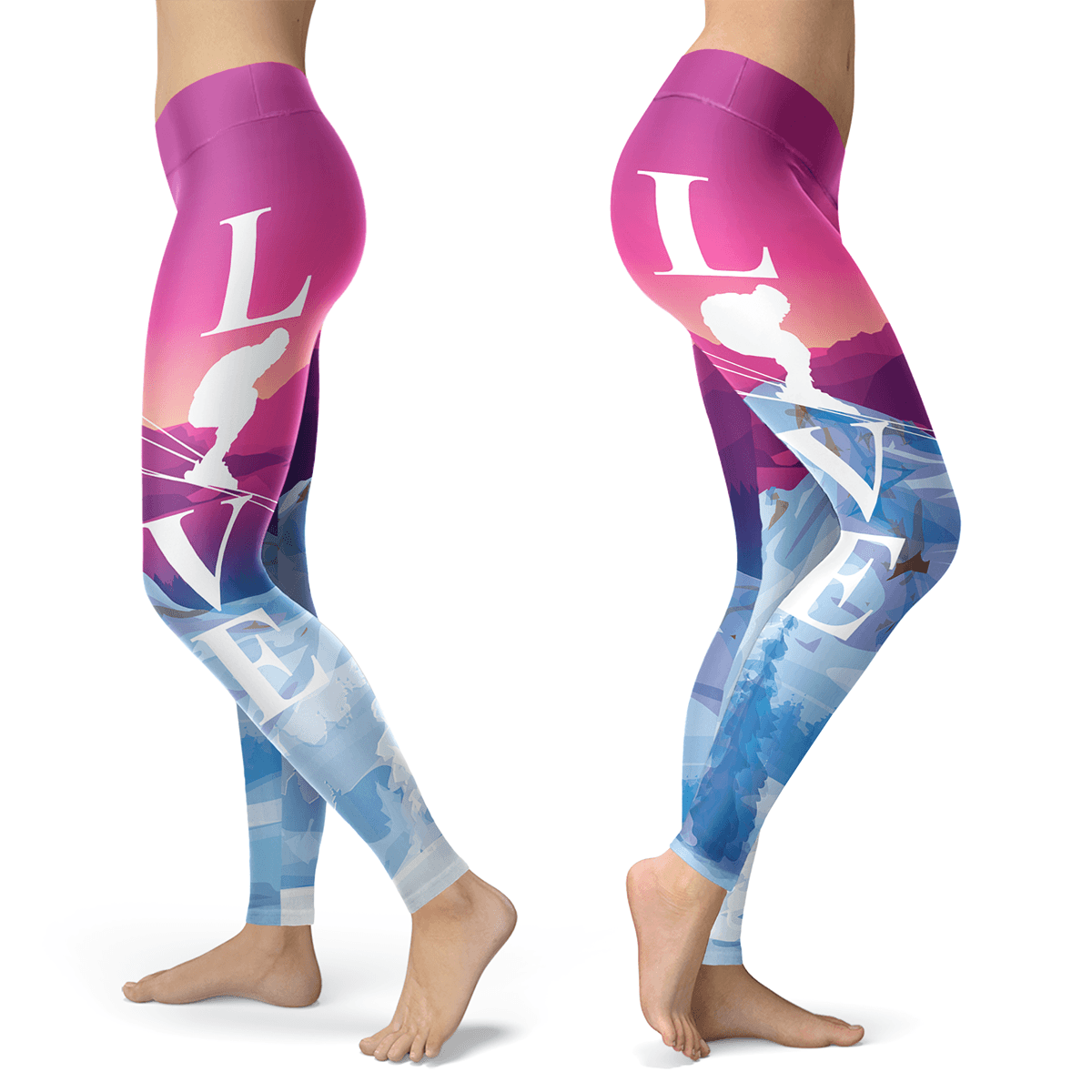 Love Ski Even At Sunset Leggings - Powderaddicts