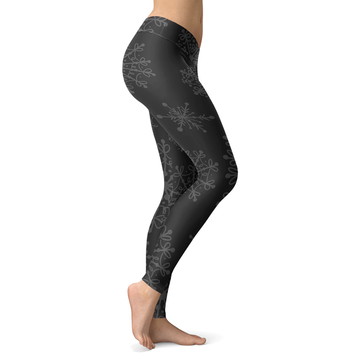 Charcoal and Grey Snow Leggings - Powderaddicts