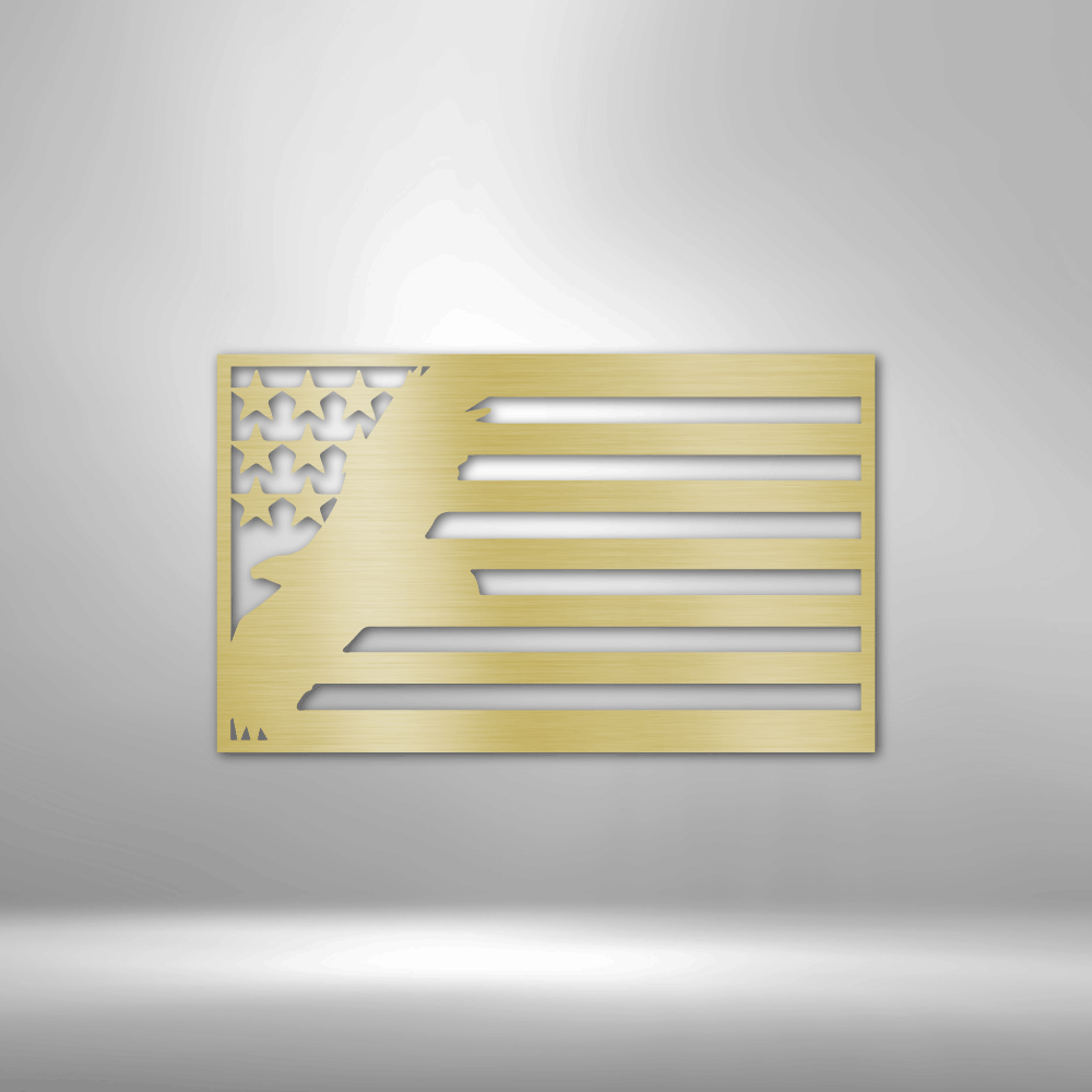 USA Eagle - Steel Sign - Powderaddicts