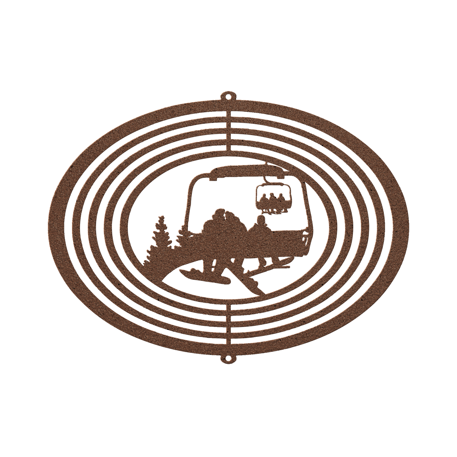 PERSONALIZED SNOWBOARDING FAMILY WIND SPINNER - 2 Snowboarding PARENTS, 1 Snowboarding CHILD - MADE IN THE USA 🇺🇸