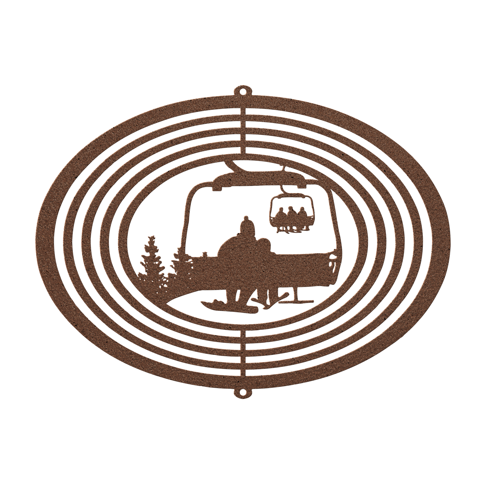 PERSONALIZED  WIND SPINNER -Snowboarding Mom And 1 SKIING Children - MADE IN THE USA 🇺🇸