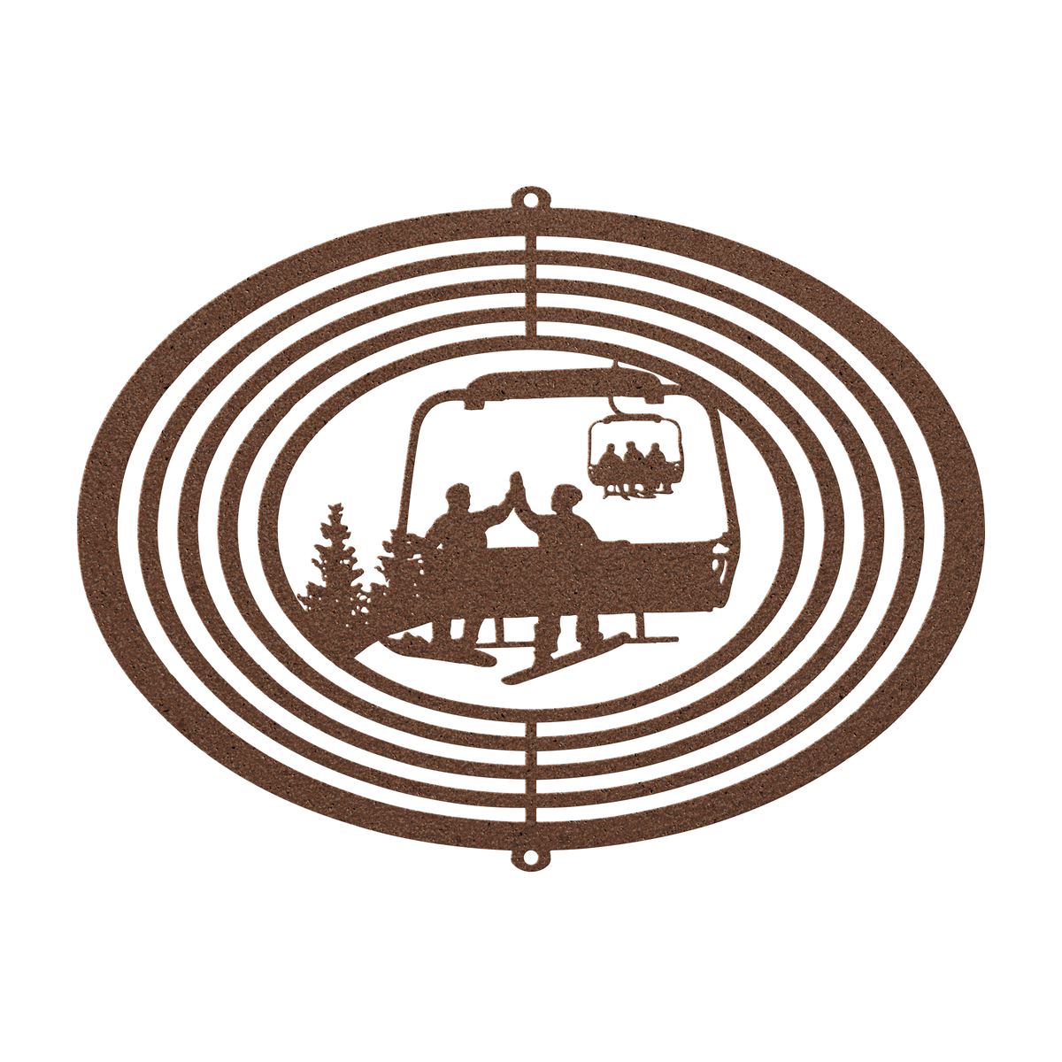 PERSONALIZED  WIND SPINNER - 2 SNOWBOARDING FRIENDS- MADE IN THE USA 🇺🇸