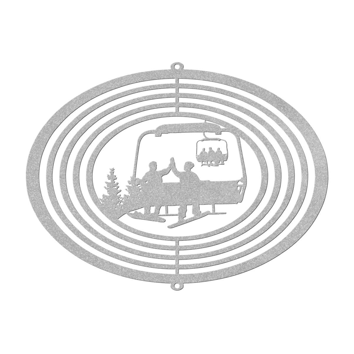 PERSONALIZED  WIND SPINNER - 2 SNOWBOARDING FRIENDS- MADE IN THE USA 🇺🇸