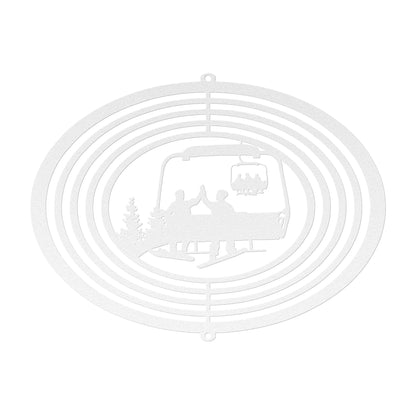 PERSONALIZED  WIND SPINNER - 2 SNOWBOARDING FRIENDS- MADE IN THE USA 🇺🇸 - Powderaddicts