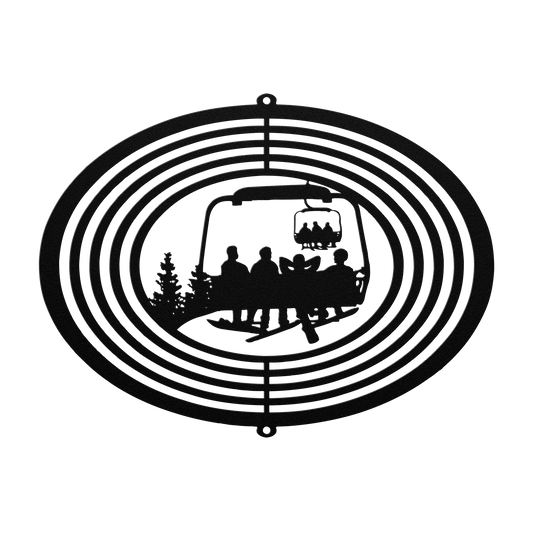 PERSONALIZED  WIND SPINNER - 4 SNOWBOARDING FRIENDS- MADE IN THE USA 🇺🇸 - Powderaddicts