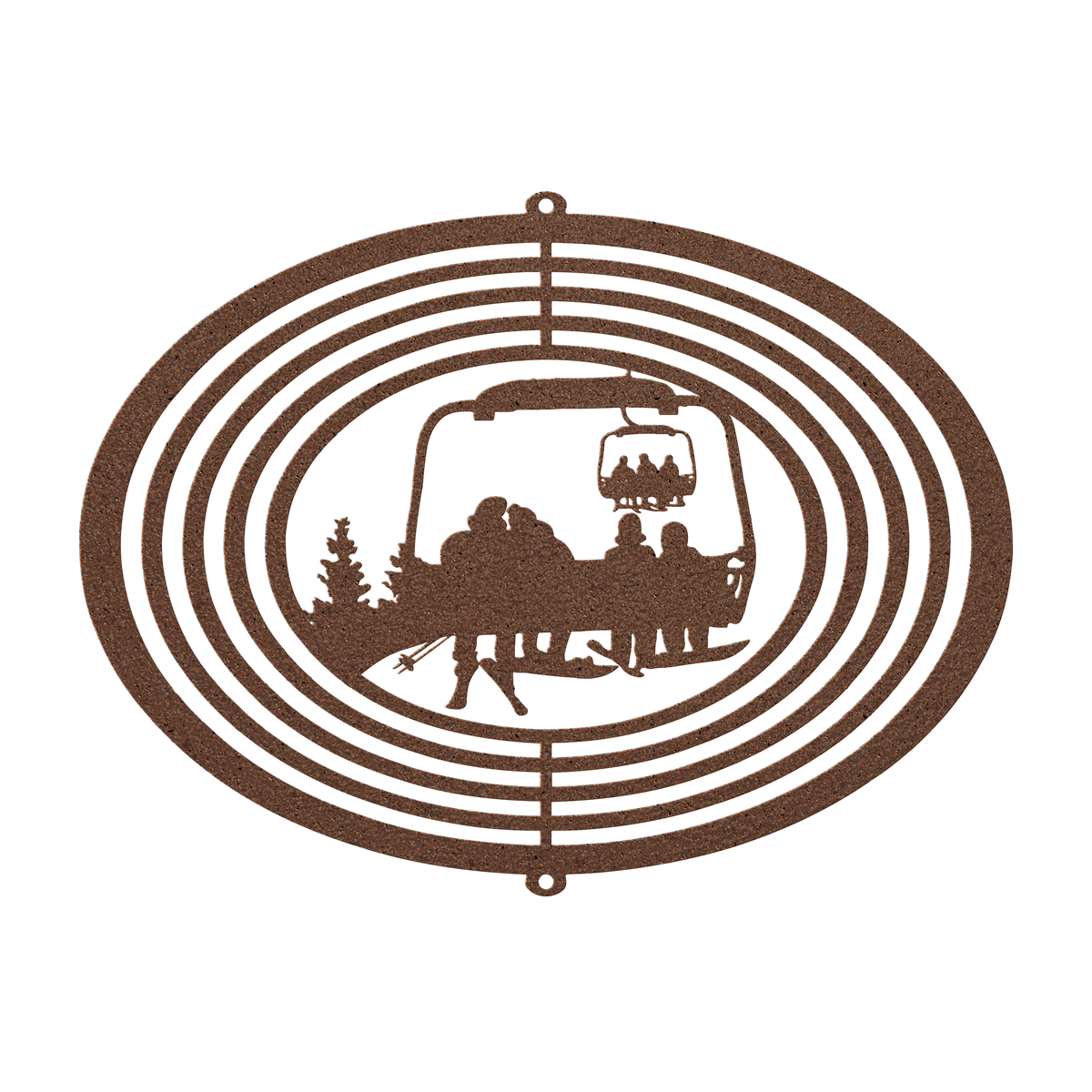 PERSONALIZED  WIND SPINNER - SKIING DAD, SNOWBOARDING MOM AND 2 SNOWBOARDING  CHILDREN- MADE IN THE USA 🇺🇸