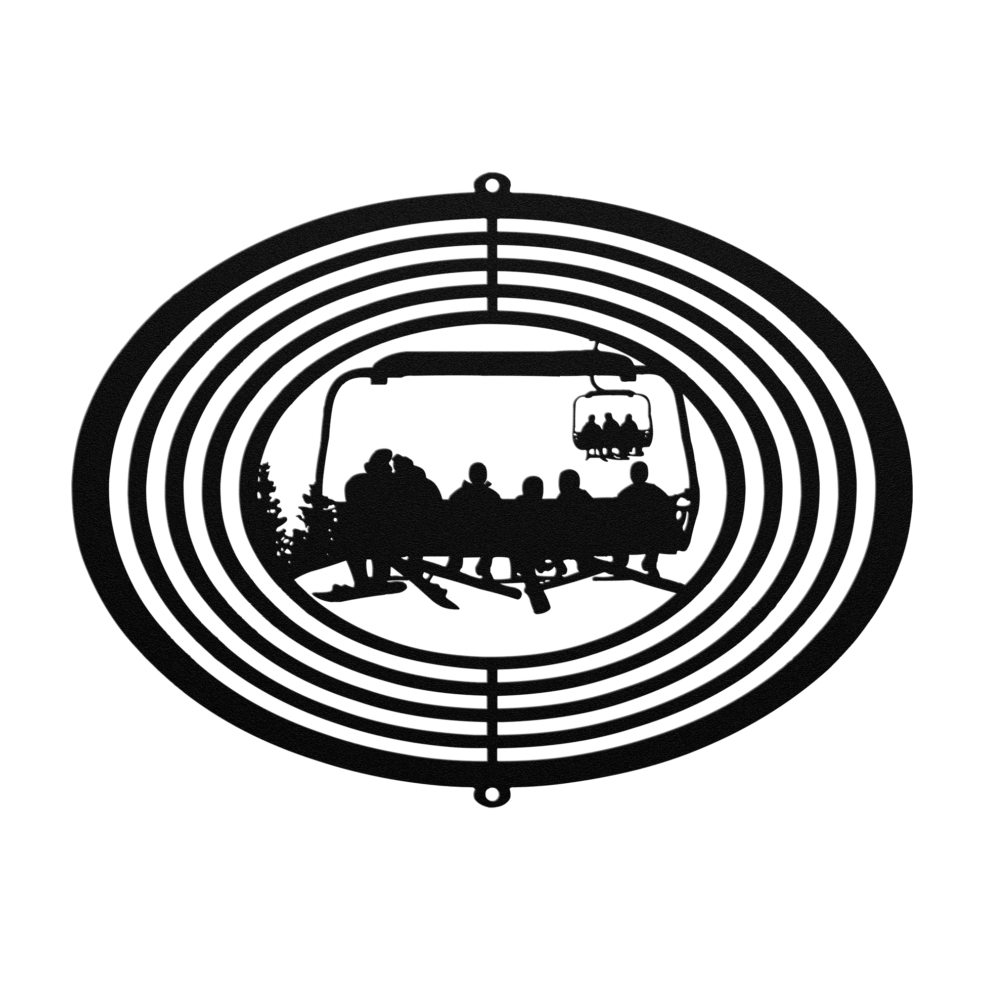 PERSONALIZED  WIND SPINNER - SNOWBOARDING MOM, SNOWBOARDING DAD, AND 4 SNOWBOARDING CHILDREN - MADE IN THE USA 🇺🇸 - Powderaddicts