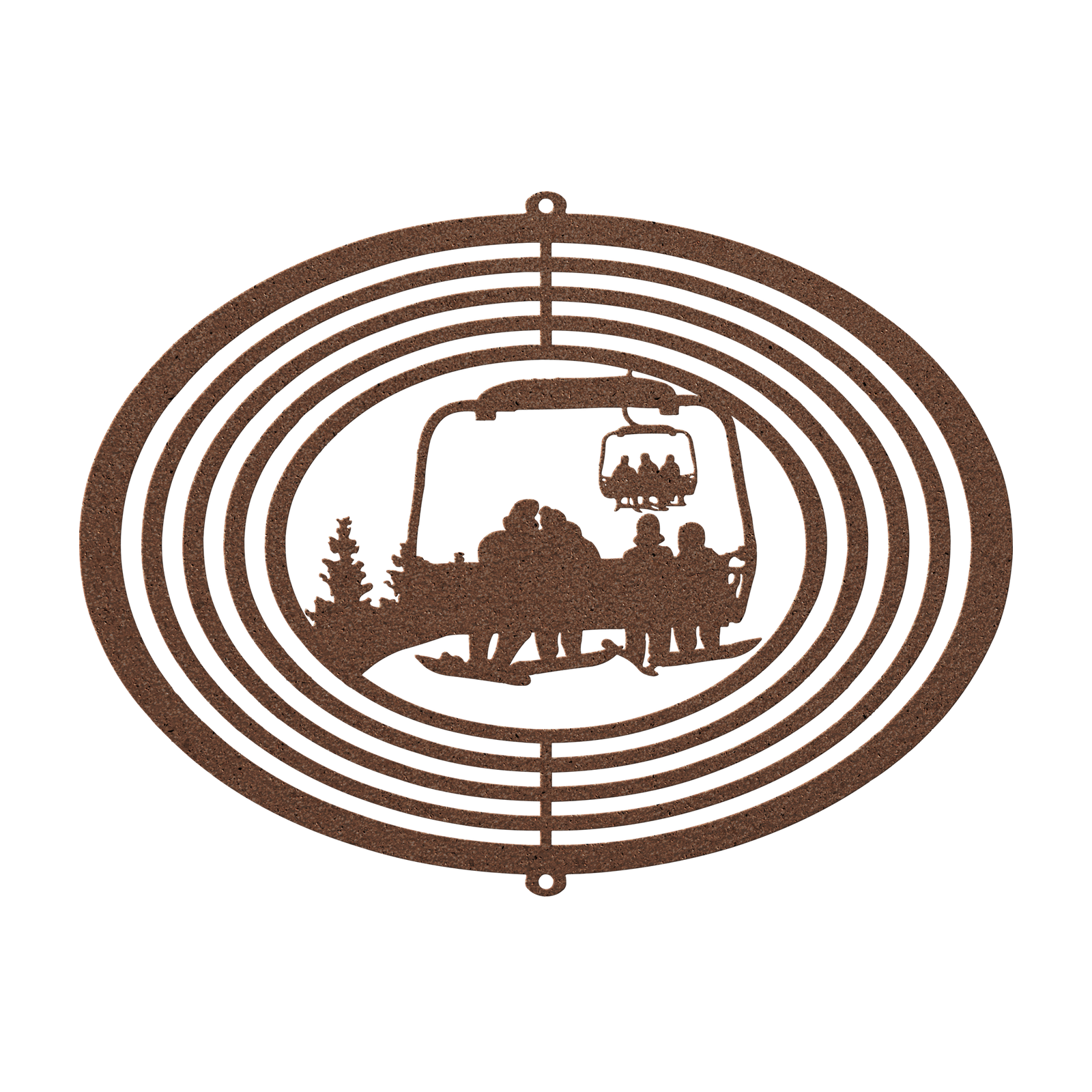 PERSONALIZED  WIND SPINNER - 2 SNOWBOARDING PARENTS, 2 SNOWBOARDING CHILDRENv- MADE IN THE USA 🇺🇸