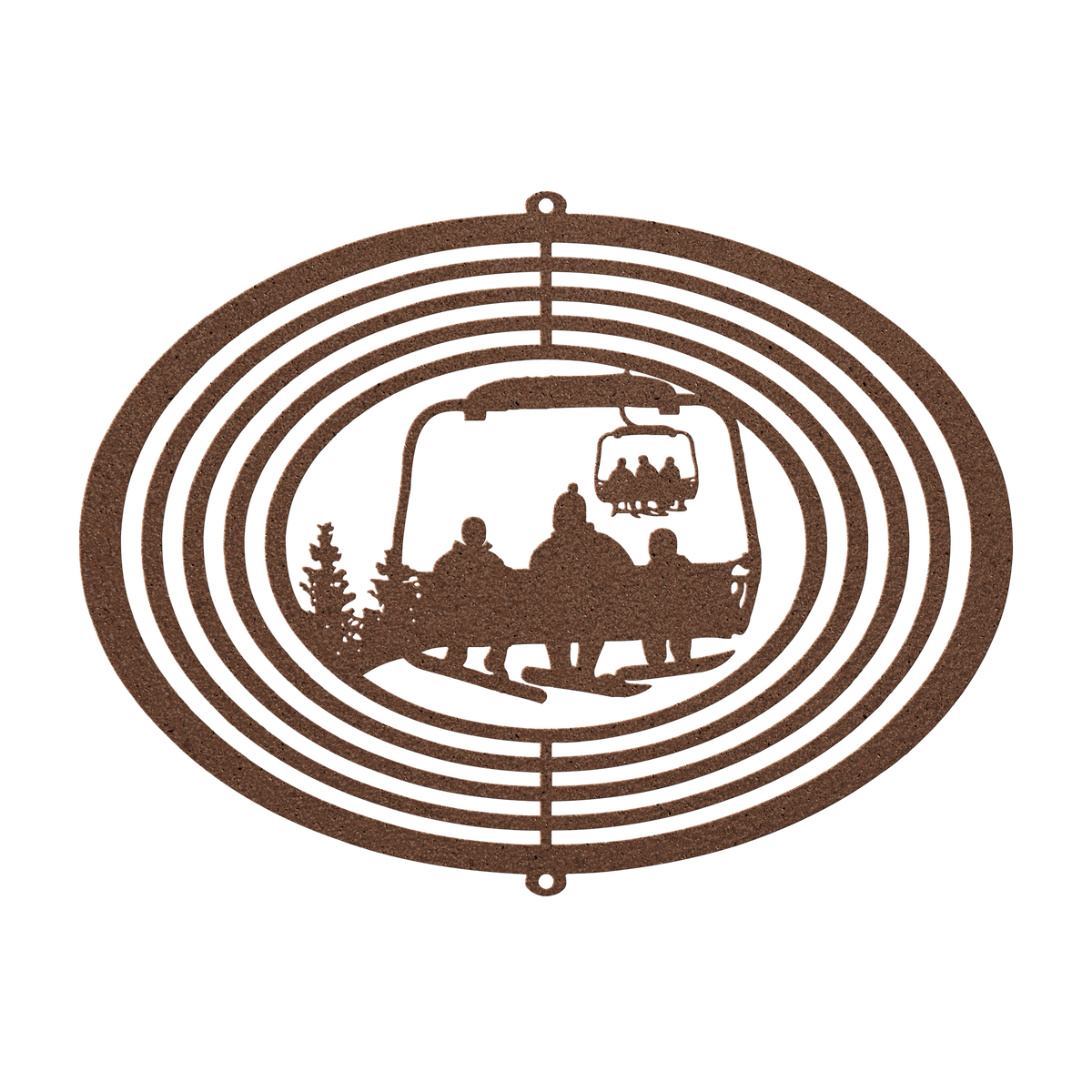 PERSONALIZED  WIND SPINNER - SNOWBOARDING PARENT AND 2 SNOWBOARDING CHILDREN - MADE IN THE USA 🇺🇸