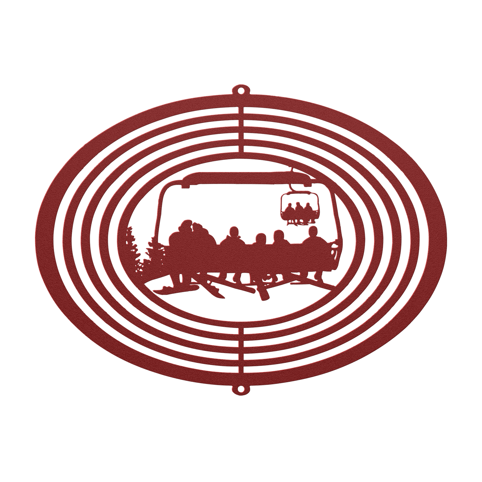 PERSONALIZED  WIND SPINNER - SNOWBOARDING MOM, SNOWBOARDING DAD, AND 4 SNOWBOARDING CHILDREN - MADE IN THE USA 🇺🇸