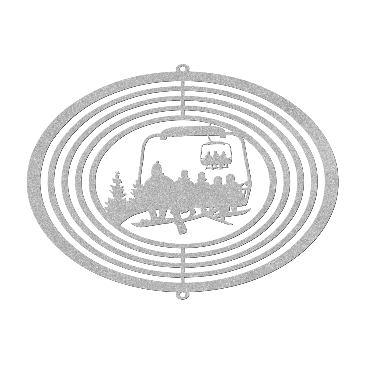 PERSONALIZED WIND SPINNER - 1 SNOWBOARDING PARENT, 4 SNOWBOARDING Children - MADE IN THE USA 🇺🇸