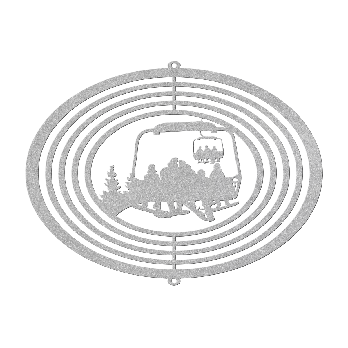 PERSONALIZED  WIND SPINNER - SNOWBOARDING Parents AND 3 SNOWBOARDING CHILDREN - MADE IN THE USA 🇺🇸