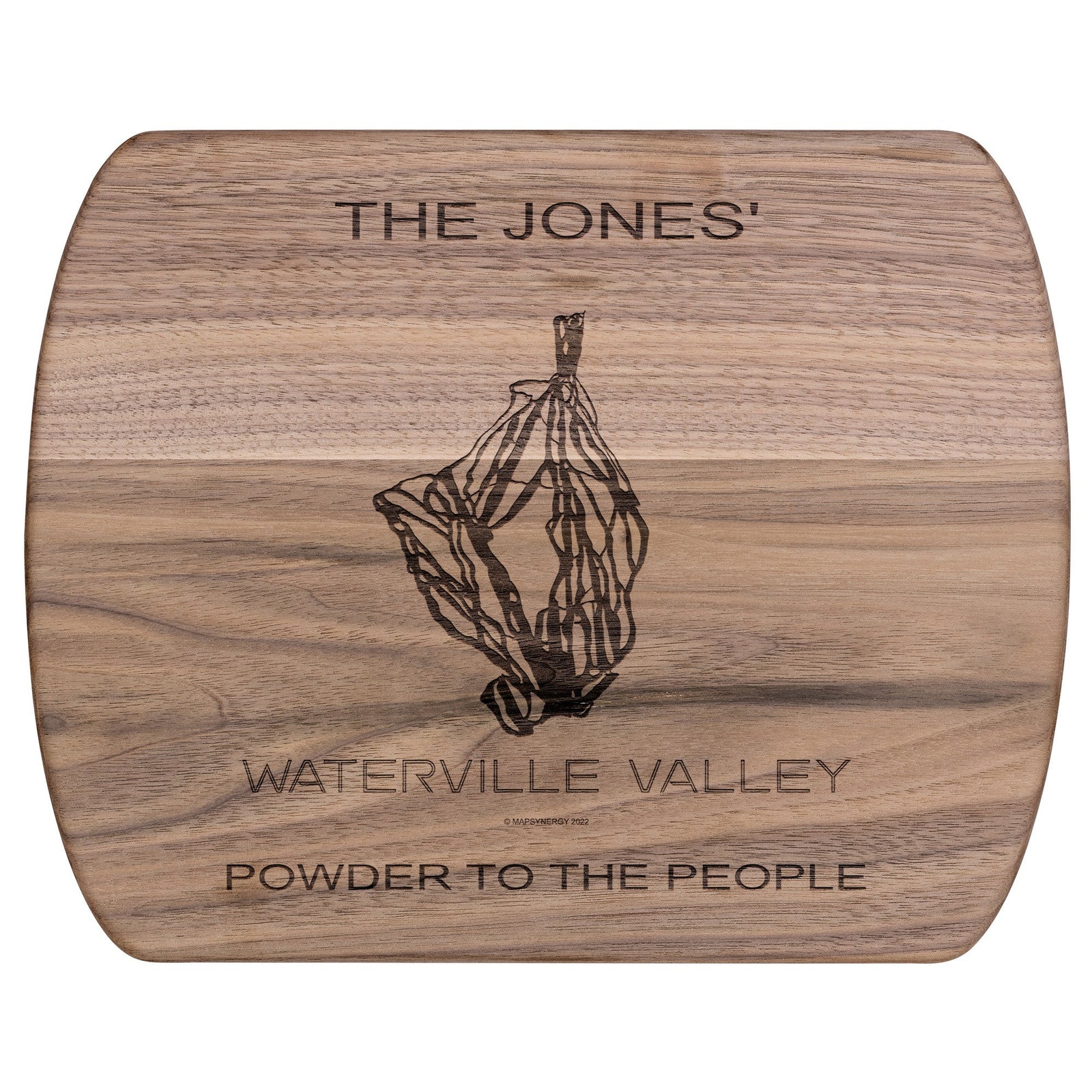 PERSONALIZED  Waterville Valley, New Hampshire SKI TRAIL MAP CUTTING BOARD