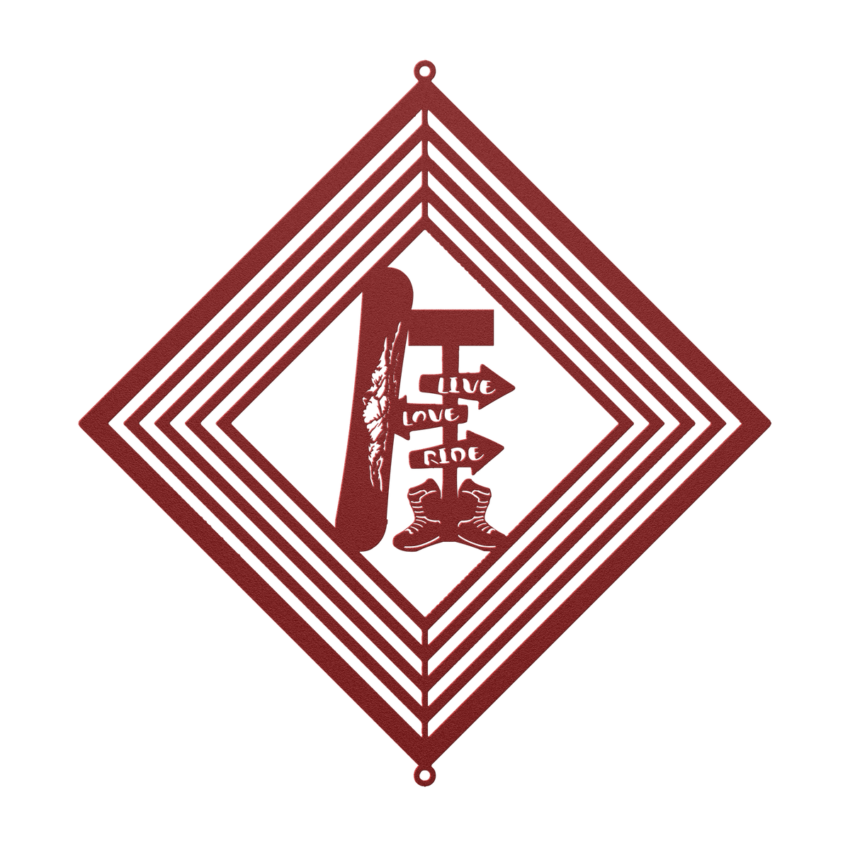 POWDER ADDICTS PERSONALIZED LIVE LOVE RIDE WIND SPINNER