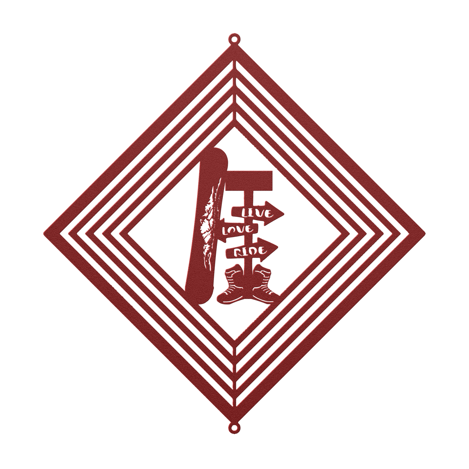 POWDER ADDICTS PERSONALIZED LIVE LOVE RIDE WIND SPINNER