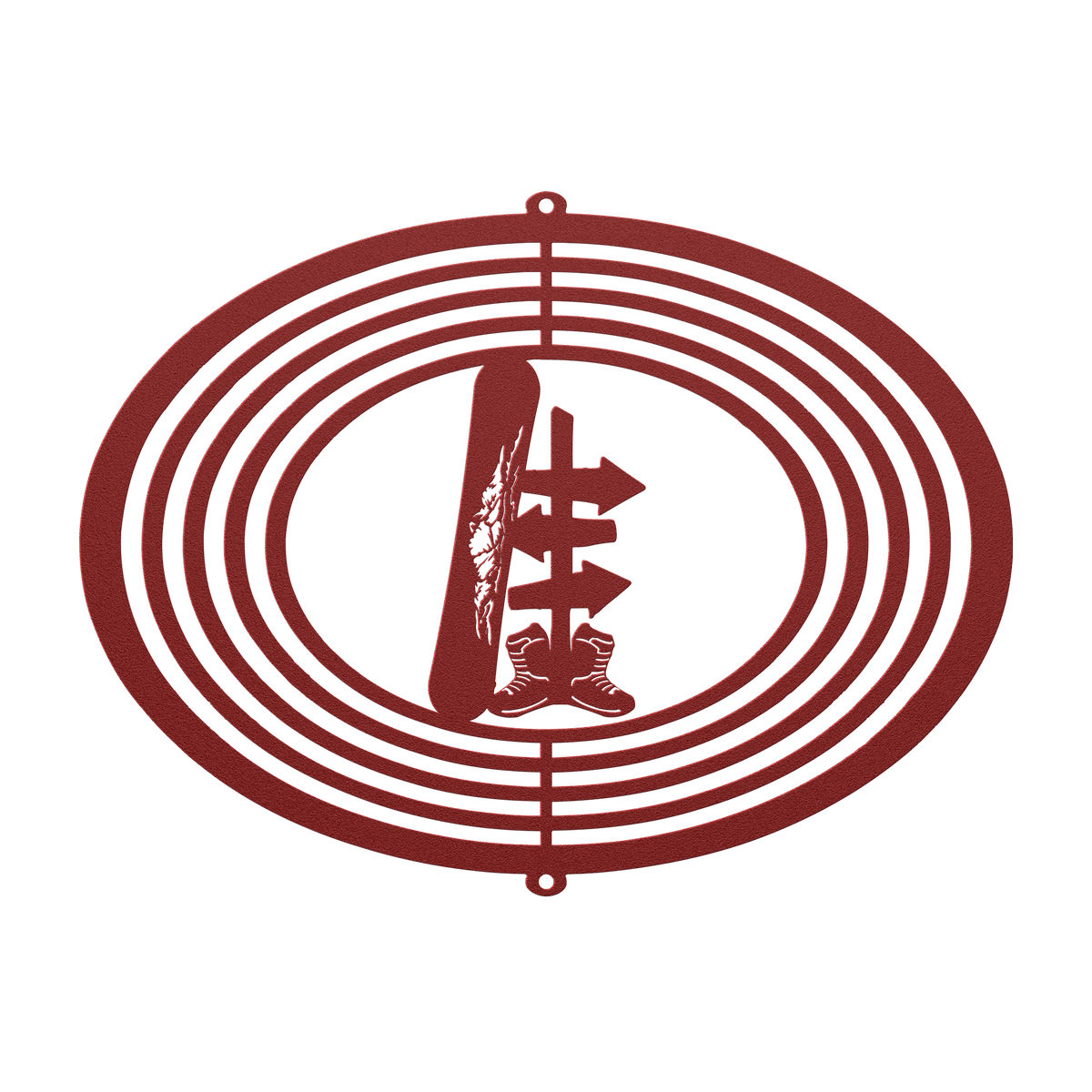 PERSONALIZED WIND SPINNER - SNOWBOARDING SIGN - Made in the USA 🇺🇸