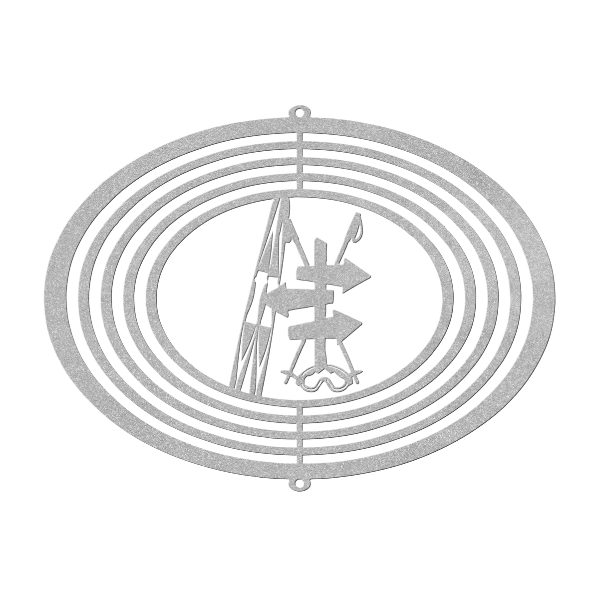 PERSONALIZED WIND SPINNER - SKI TRAIL SIGN - Made in the USA 🇺🇸