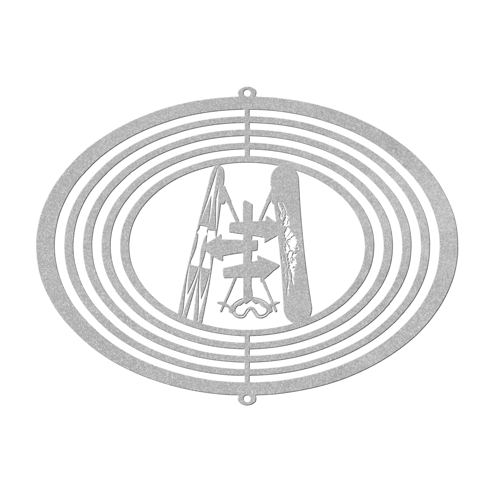 PERSONALIZED WIND SPINNER - SKI AND RIDE SKI SIGN - Made in the USA 🇺🇸