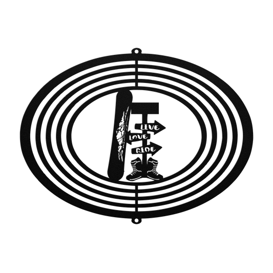 PERSONALIZED WIND SPINNER - Live Love Ride - Made in the USA 🇺🇸