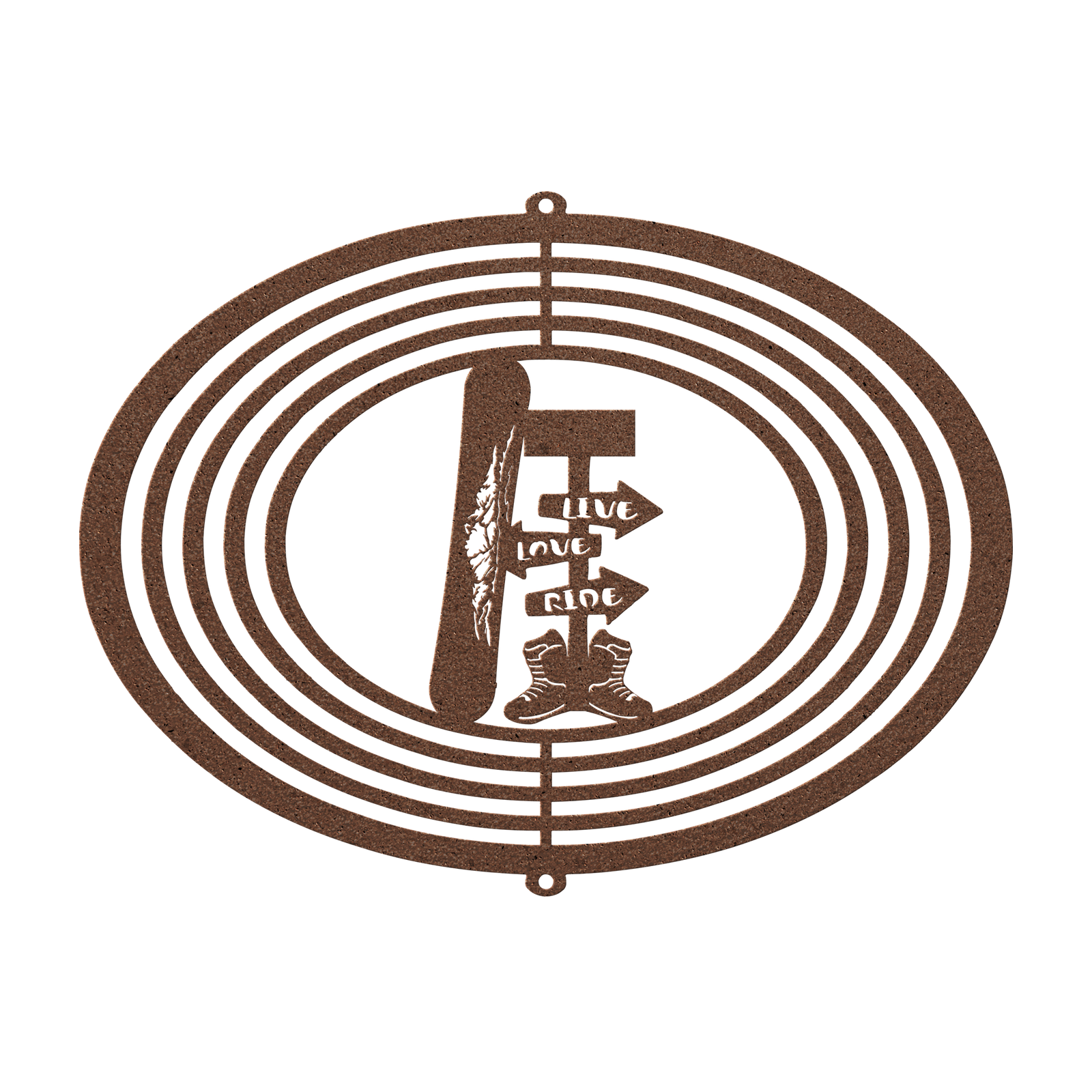 PERSONALIZED WIND SPINNER - Live Love Ride - Made in the USA 🇺🇸